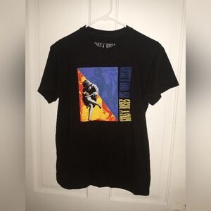 Black Graphic Band T-Shirt
